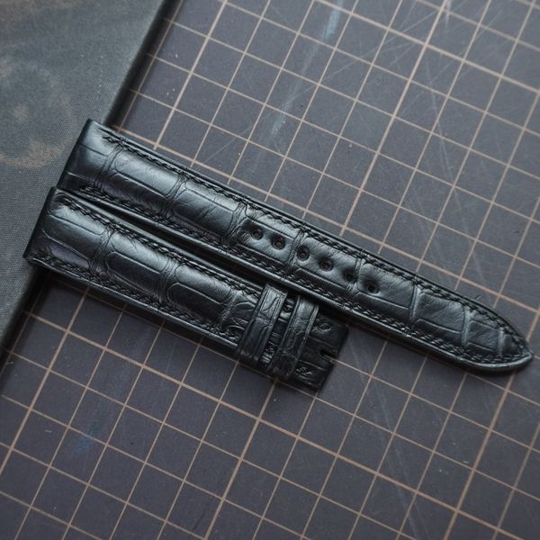  Dây cá sấu Alligator đen (Size:18-16mm) 