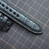  Dây cá sấu Alligator đen (Size:18-16mm) 