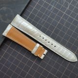  Dây cá sấu Alligator trắng ngọc trai (Size:20-16mm) 