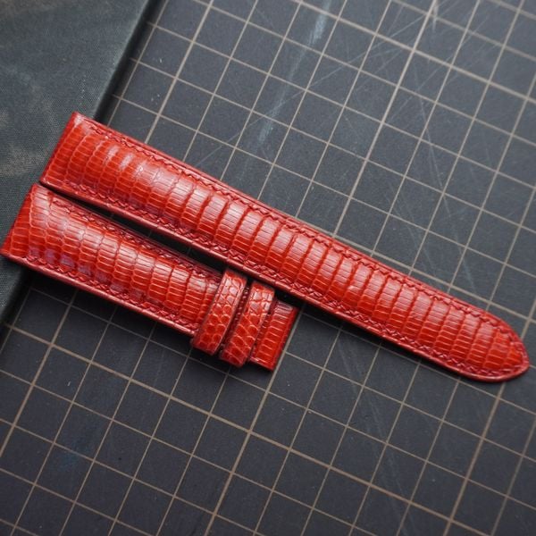  Dây da kì đà màu đỏ (Size:18-16mm) 