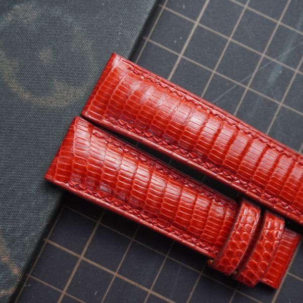  Dây da kì đà màu đỏ (Size:18-16mm) 