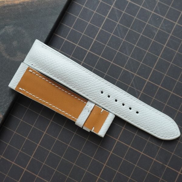  Dây da bò Epsom trắng (Size:20-18mm) 