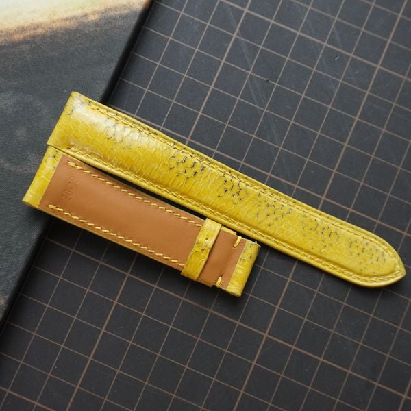  Dây da rắn vàng (Size:20-18mm) 