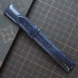  Dây da rắn xanh navy (Size:20-18mm) 