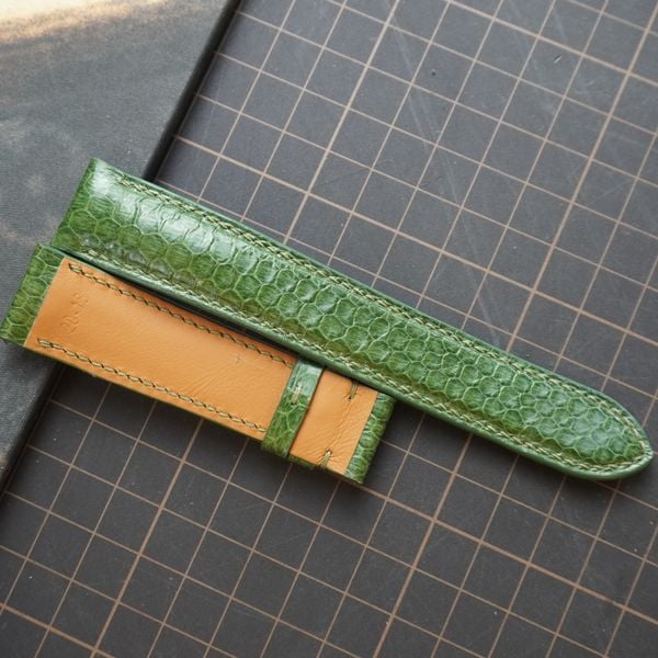  Dây da rắn xanh lá (Size:20-18mm) 