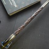  Bọc cơ da voi xám khói đỏ cho chuôi Cue-X 