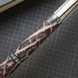  Bọc cơ da voi xám khói đỏ cho chuôi Cue-X 