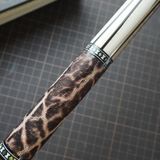  Bọc cơ da voi xám khói đỏ cho chuôi Cue-X 