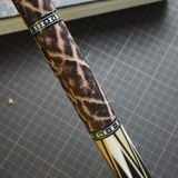  Bọc cơ da voi xám khói đỏ cho chuôi Cue-X 