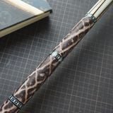 Bọc cơ da voi xám khói đỏ cho chuôi Cue-X 