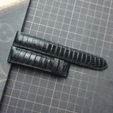  Dây da kì đà đen (Size:20-18mm) 