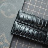  Dây da kì đà đen (Size:20-18mm) 