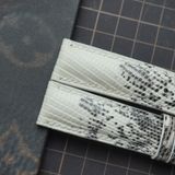  Dây da kì đà hoa trắng (Size:20-18mm) 