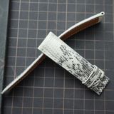  Dây da kì đà hoa trắng (Size:20-18mm) 