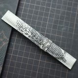  Dây da kì đà hoa trắng (Size:20-18mm) 