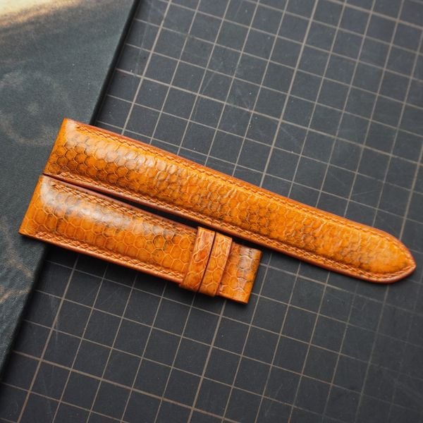  Dây da rắn cam (Size:20-18mm) 