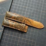  Dây da kì đà hoa cam đất (Size:22-20mm) 