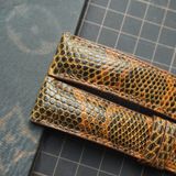  Dây da kì đà hoa cam đất (Size:22-20mm) 