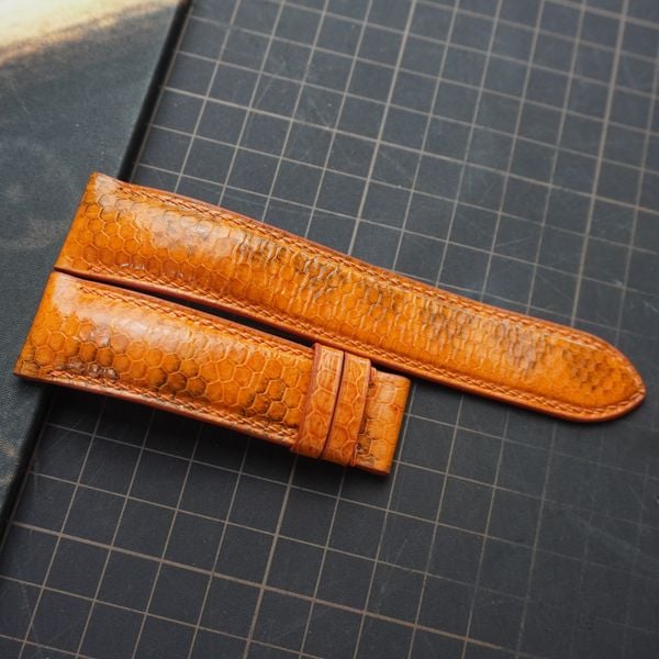  Dây da rắn cam (Size:22-20mm) 