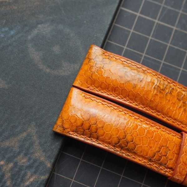  Dây da rắn cam (Size:22-20mm) 