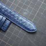  Dây da rắn xanh navy (Size:22-20mm) 