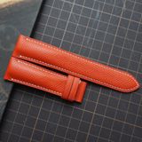  Dây da bò Epsom màu đỏ chỉ trắng (Size:22-20mm) 