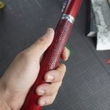  Bọc cơ da kì đà màu đỏ cho chuôi Cutec SVB 
