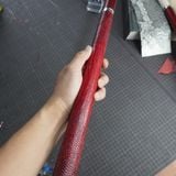  Bọc cơ da kì đà màu đỏ cho chuôi Cutec SVB 
