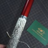  Bọc cơ da kì đà trắng đen cho chuôi Cuetec 