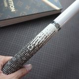  Bọc cơ da kì đà màu trắng đen cho chuôi Cuetec 