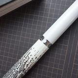  Bọc cơ da kì đà màu trắng đen cho chuôi Cuetec 