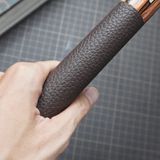  Bọc cơ da bò togo màu nâu cho chuôi Mezz Cues 