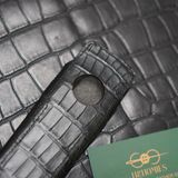  Bao da Xor (da cá sấu Alligator nhập Pháp đen) 