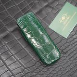  Bao da Xor (da cá sấu Alligator nhập Pháp xanh lá) 