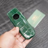  Bao da Xor (da cá sấu Alligator nhập Pháp xanh lá) 
