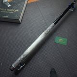  Bọc cơ bida da kì đà trắng đen cho chuôi cơ Custom 