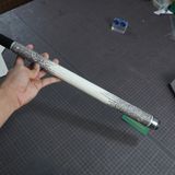  Bọc cơ da kì đà trắng đen cho chuôi Predator 