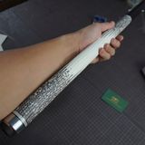  Bọc cơ bida da kì đà trắng đen cho chuôi cơ Custom 