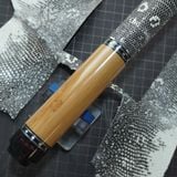  Bọc cơ da kì đà trắng đen vân sống lưng cho chuôi Fury 