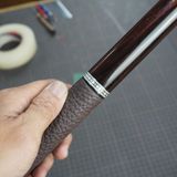  Bọc cơ da bò togo màu nâu cho chuôi Exceed 