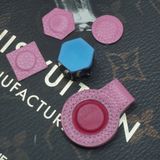  Kẹp lơ bida da bò màu hồng 