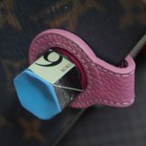  Kẹp lơ bida da bò màu hồng 