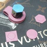  Kẹp lơ bida da bò màu hồng 