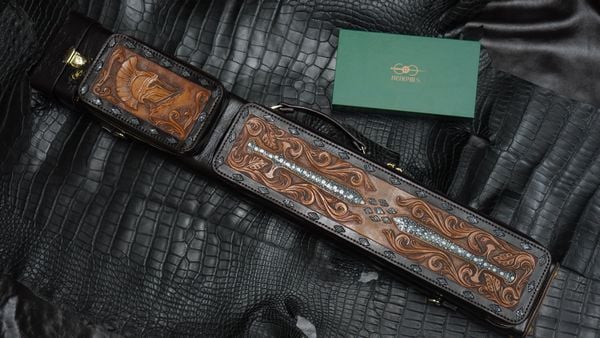  Bao cơ bida chủ đề Sparta Cue Case - Hard - 3x5 
