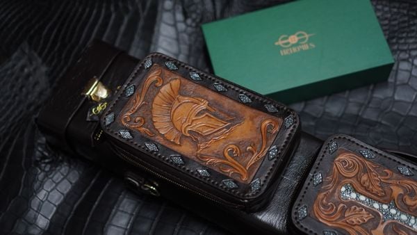  Bao cơ bida chủ đề Sparta Cue Case - Hard - 3x5 