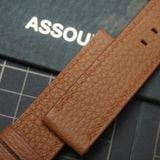  Dây da bò togo màu nâu gold cho đồng hồ theo yêu cầu 