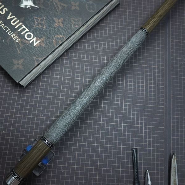  Bọc cơ da cá mập màu xám cho chuôi Cuetec 