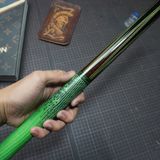 Bọc cơ da kì đà màu xanh lá cho chuôi Custom 