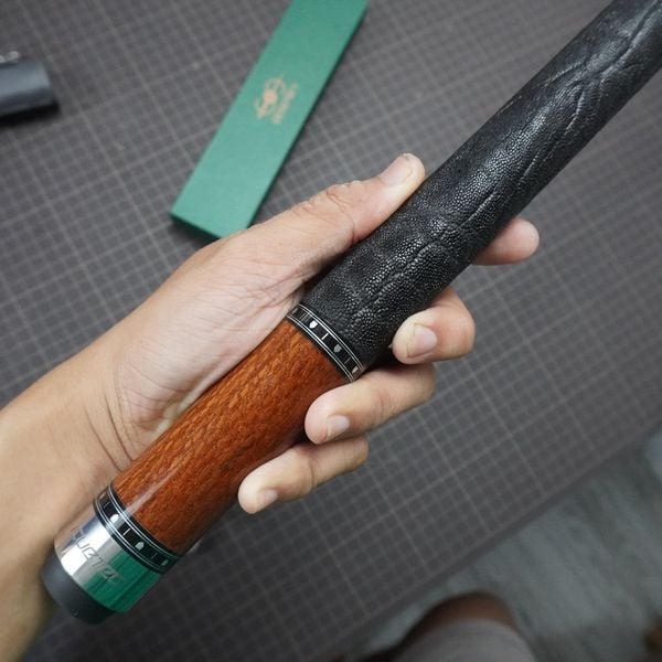  Bọc cơ da voi màu đen cho chuôi Cuetec 