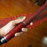  Bọc cơ da rắn Karung màu đỏ cho chuôi Mit Cues 